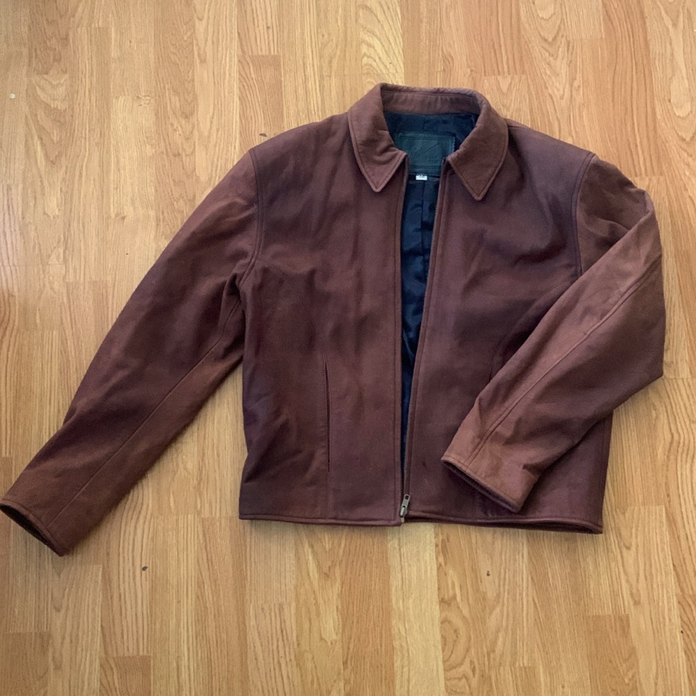 *authentic* Aviva Brown Leather Jacket